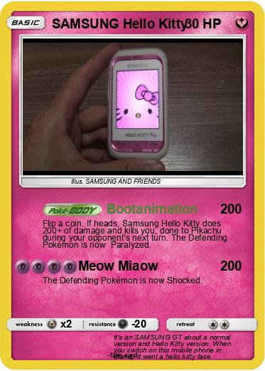 Pokemon SAMSUNG Hello Kitty