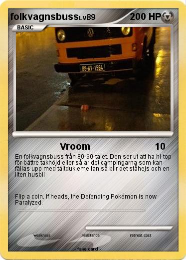 Pokemon folkvagnsbuss