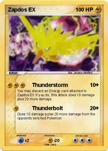 Pokemon Zapdos EX