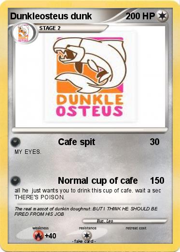 Pokemon Dunkleosteus dunk