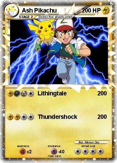 Pokemon Ash Pikachu