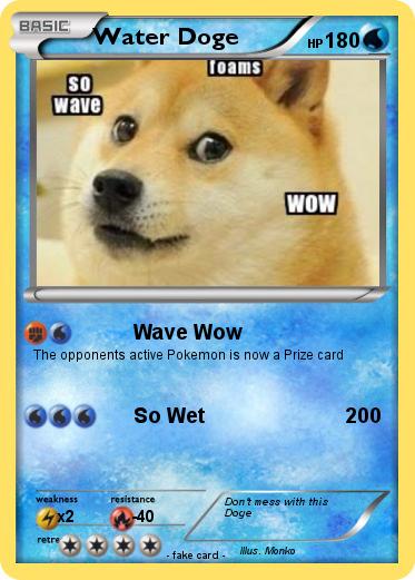Pokemon Water Doge