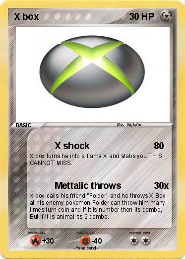 Pokemon X box