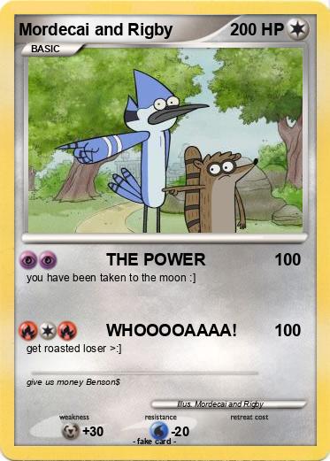 Pokemon Mordecai and Rigby