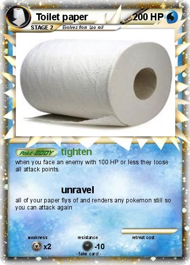 Pokemon Toilet paper