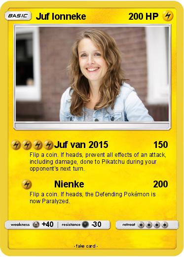 Pokemon Juf lonneke