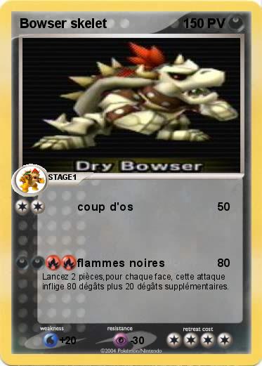 Pokemon Bowser skelet