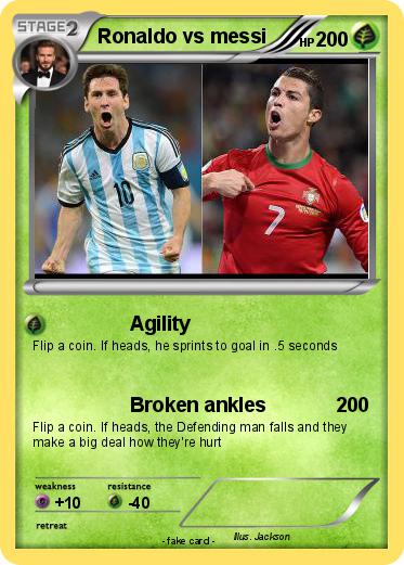 Pokemon Ronaldo vs messi