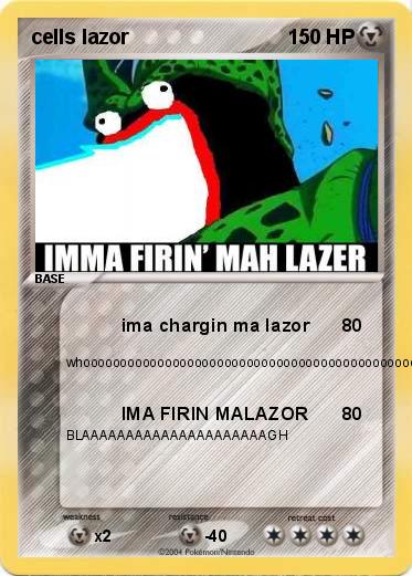 Pokemon cells lazor
