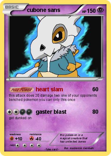 Pokemon cubone sans