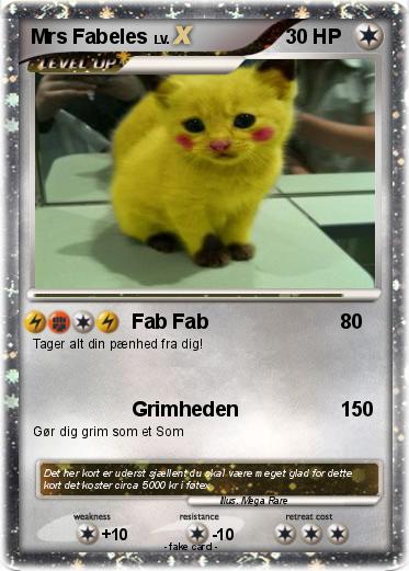 Pokemon Mrs Fabeles
