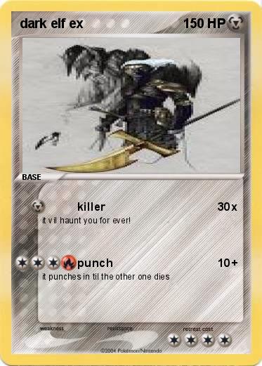Pokemon dark elf ex