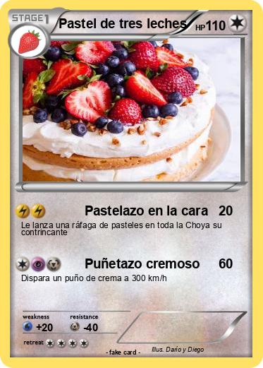 Pokemon Pastel de tres leches