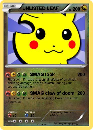 Pokemon UNLISTED LEAF