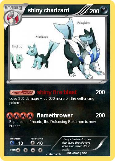 Pokemon shiny charizard