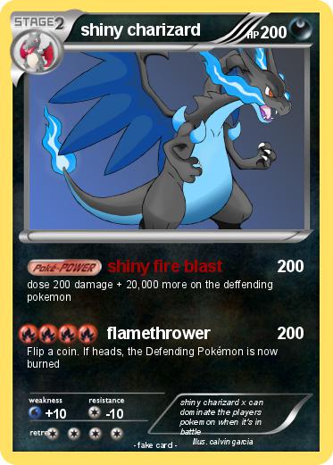 Pokemon shiny charizard