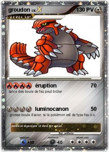 Pokemon groudon