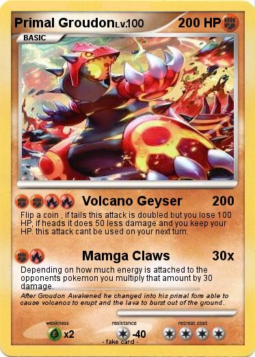 Pokemon Primal Groudon