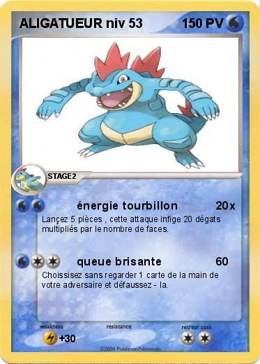 Pokemon ALIGATUEUR niv 53