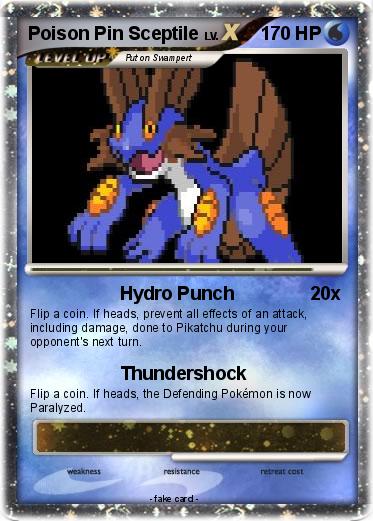 Pokemon Poison Pin Sceptile