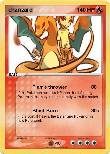 Pokemon charizard