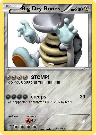 Pokemon Big Dry Bones