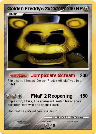 Pokemon Golden Freddy