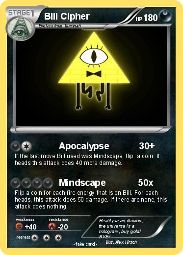 Pokemon Bill Cipher