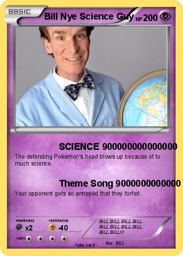 Pokemon Bill Nye Science Guy
