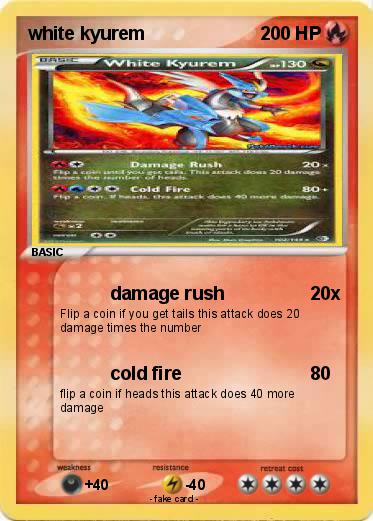 Pokemon white kyurem