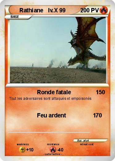 Pokemon Rathiane   lv.X 99