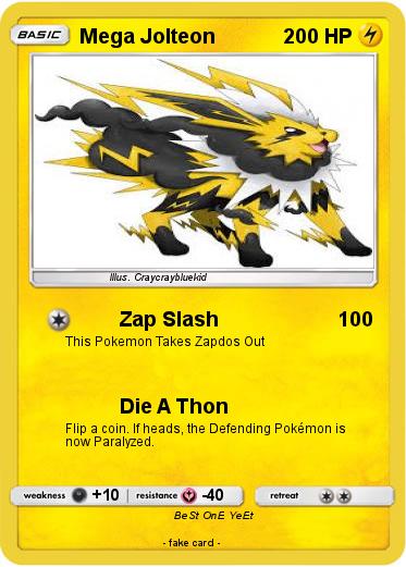 Pokemon Mega Jolteon