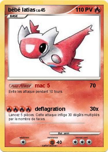 Pokemon bébé latias