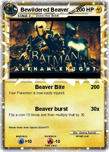 Pokemon Bewildered Beaver