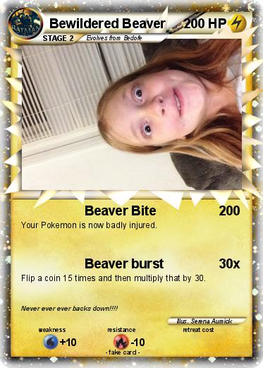 Pokemon Bewildered Beaver
