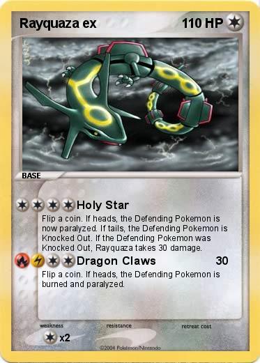 Pokemon Rayquaza ex