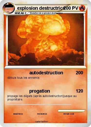 Pokemon explosion destructrice
