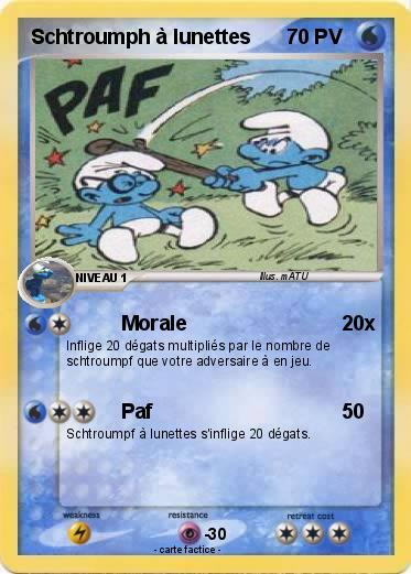 Pokemon Schtroumph à lunettes