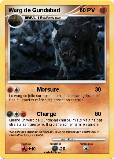 Pokemon Warg de Gundabad
