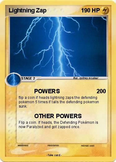 Pokemon Lightning Zap