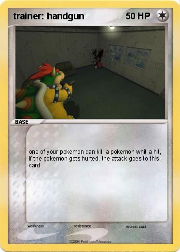 Pokemon trainer: handgun