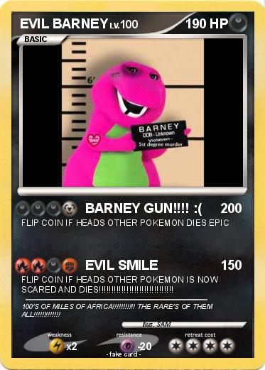 Pokemon EVIL BARNEY