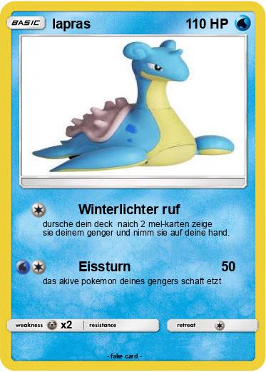 Pokemon lapras