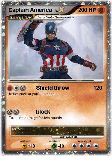 Pokemon Captain America