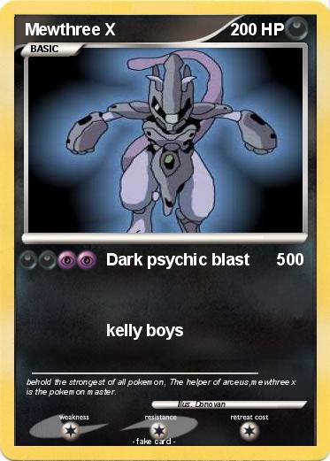 Pokemon Mewthree X