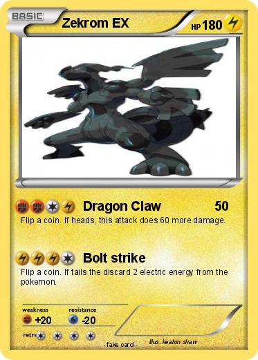 Pokemon Zekrom EX
