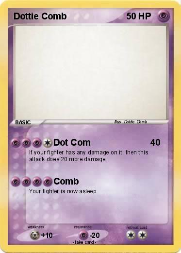 Pokemon Dottie Comb