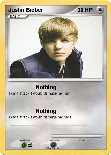 Pokemon Justin Bieber