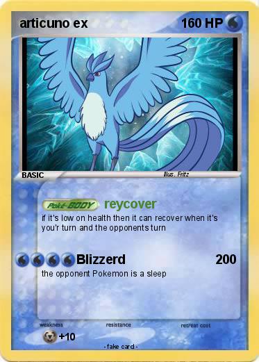 Pokemon articuno ex