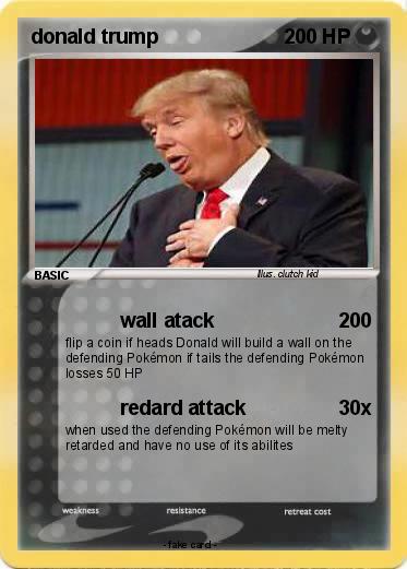 Pokemon donald trump